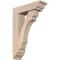 Ekena Millwork Olympic Traditional Smooth Bracket w/ Offset Brace, Douglas Fir, 5 1/2"W x 18"D x 26"H BKT0604X18X26OLY01SDF - alternate 1